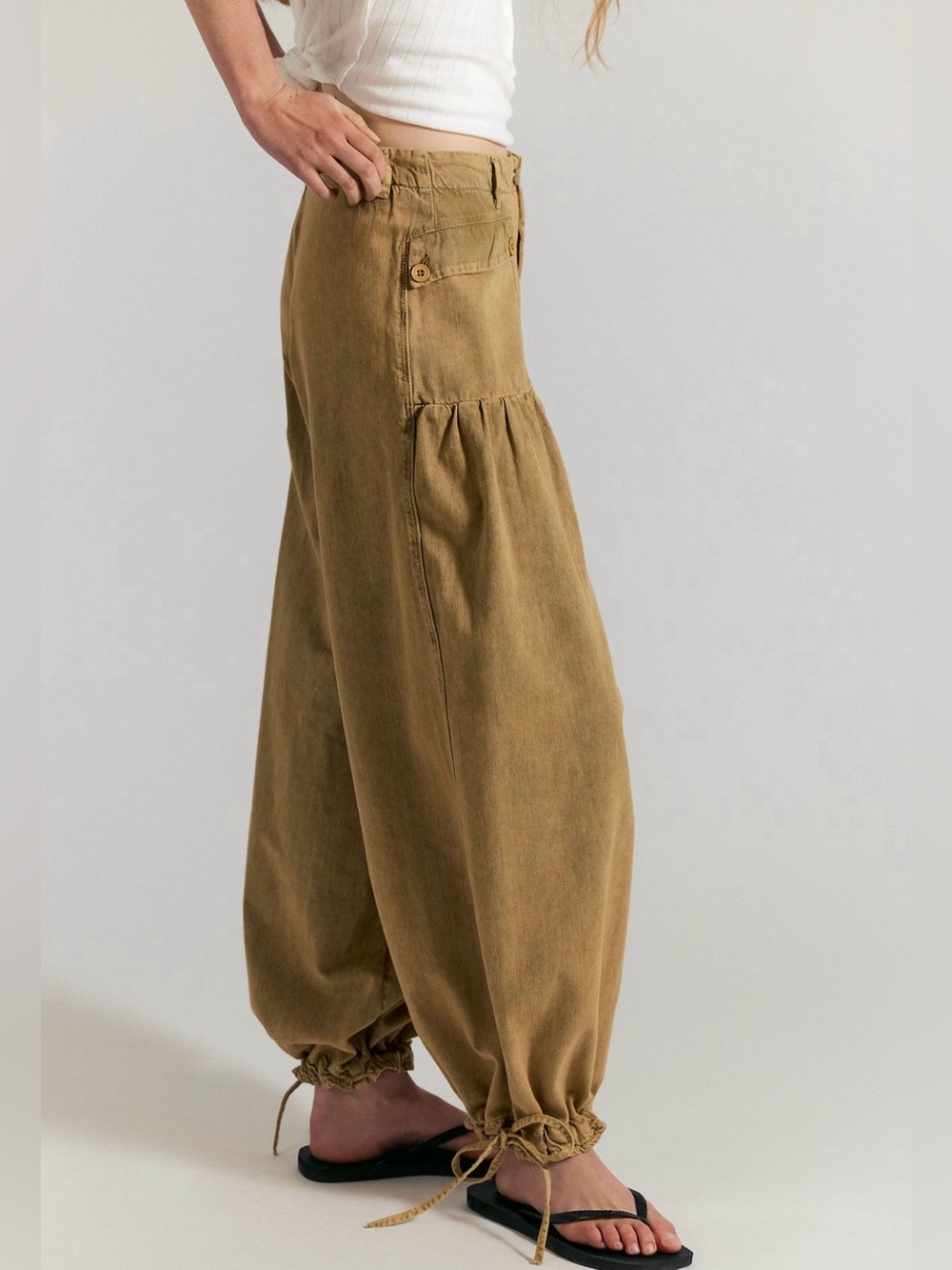 We The Free Lotus Balloon Jeans~ Mustard - Picture 4 of 5